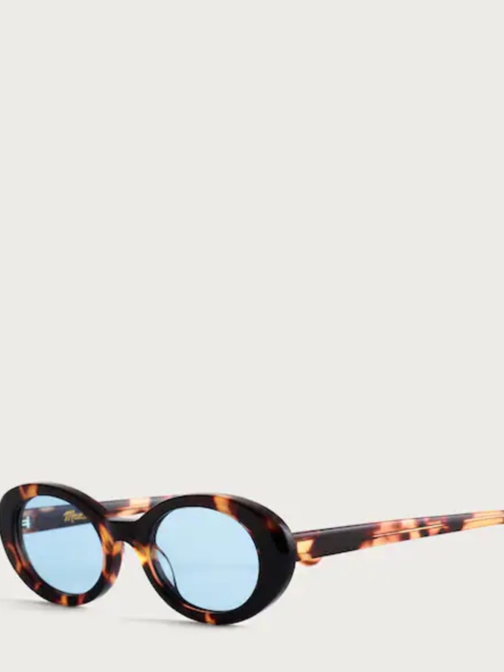 Madewell Russell Oval Sunglasses - Picture 2 of 4